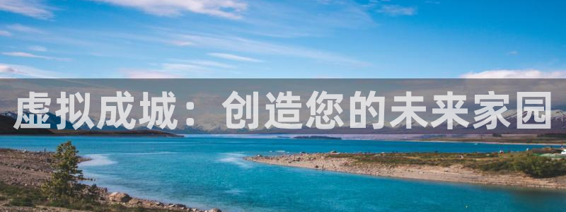 威九国际网站经常打不开怎么办：虚拟成城：创造您的未来家园