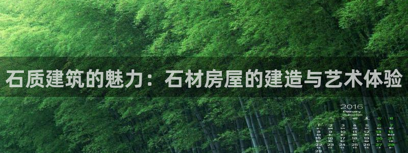 威九国际78m域名：石质建筑的魅力：石材房屋的建造与艺术体验