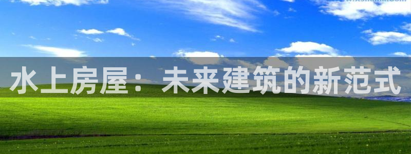 威九国际78mapp官网版下载：水上房屋：未来建筑的新范式