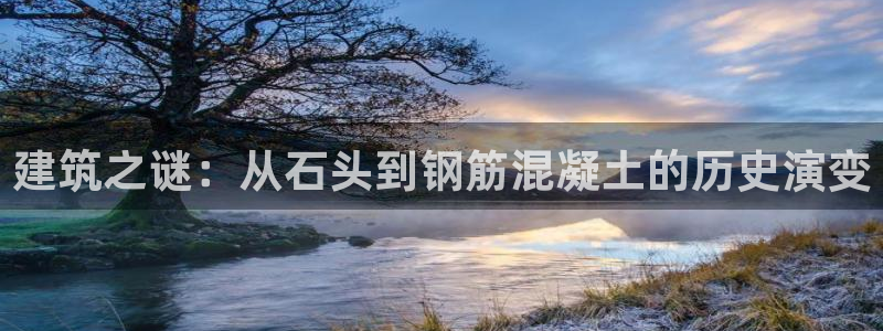 威九国际女艺人：建筑之谜：从石头到钢筋混凝土的历史演变