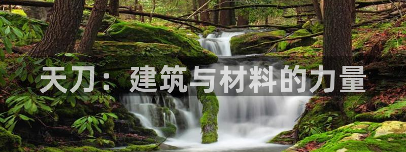 威九国际清砖码头怎么样：天刀：建筑与材料的力量