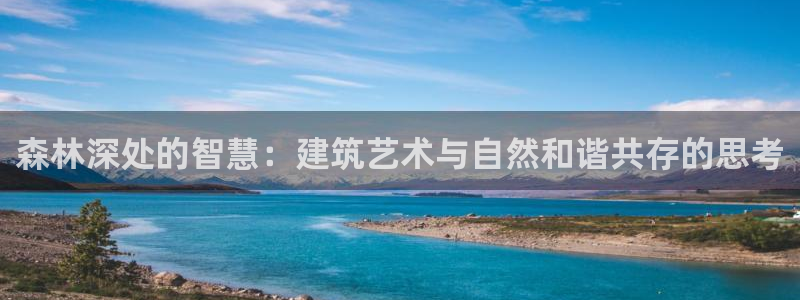 威九国际66m免费下载：森林深处的智慧：建筑艺术与自然和谐共存的思考